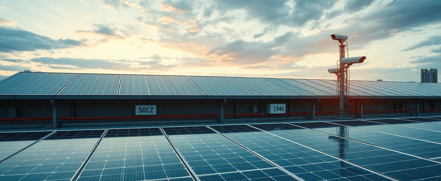 Solar panels installation